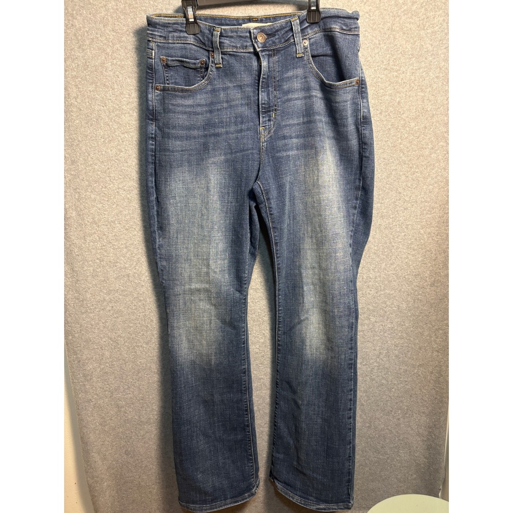 Levi's 725 High Rise Bootcut Jeans Women's 31 Medium Wash Stretch Denim